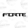 GT Line Lettering Metal Badge Stickers Car Rear Trunk Emblem Decoration Car Styling