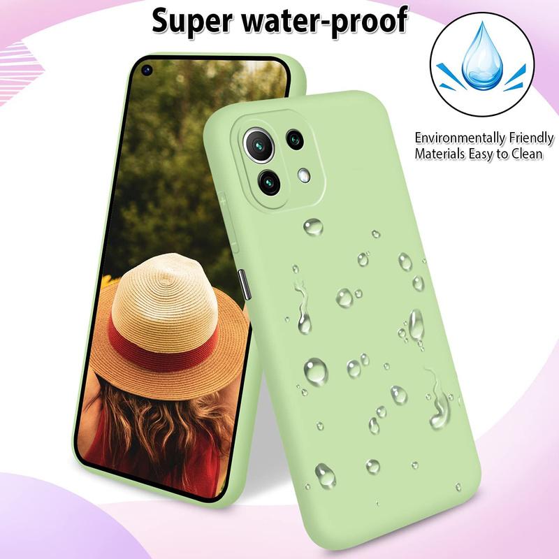 Custodia per telefono in silicone antiurto ultrasottile per Xiaomi Mi 11 lite Custodia in TPU opaco per Xiaomi Mi11 lite NE 5G Custodia morbida Custodia