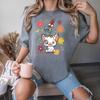 Summer Fashion Women's T-Shirt Cute Fun Cotton Y2k Ladies Clothes Hip Hop Tee Pig Flower Print Oversized T-shirt Female Clothing