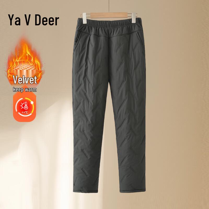 Yalu Women's Warm Winter Straight-Leg Cotton Pants