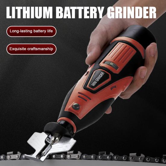 Akumulatorowa ostrzałka do łańcucha piły łańcuchowej z regulacją prędkości Elektryczna ostrzałka do łańcucha piły łańcuchowej Narzędzie Silnik miedziany Łańcuch