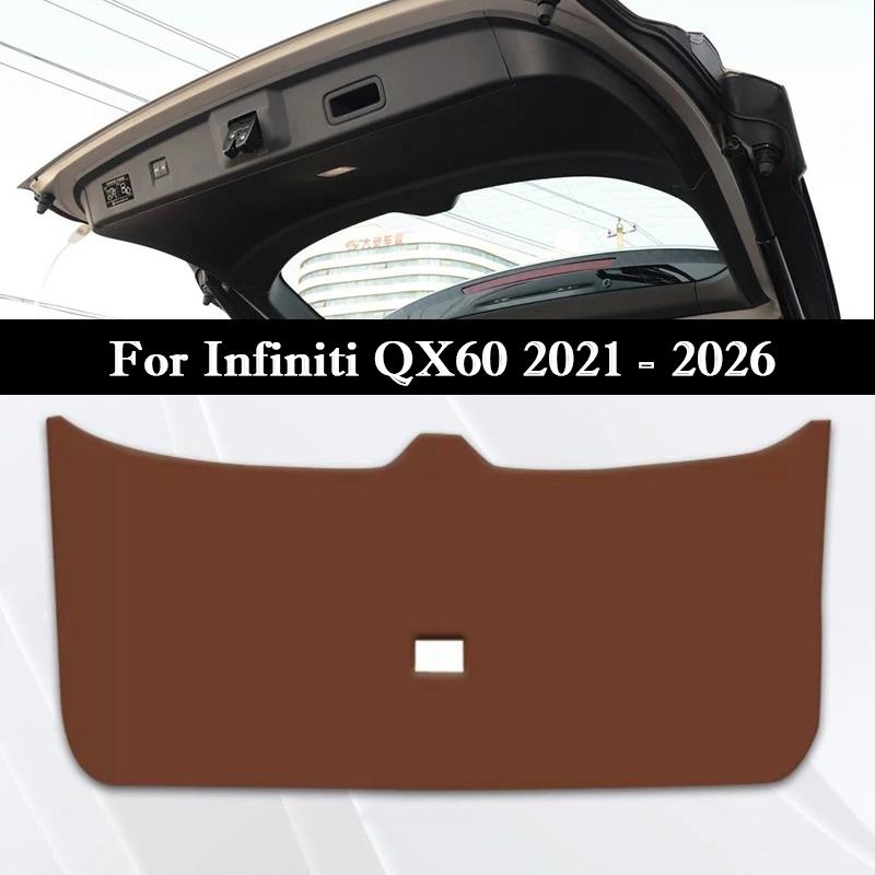 For Infiniti QX60 QX50 QX55 Car Trunk Door Anti Kick Pad Tailgate Anti-Scratch Protection Mat Cargo Liner Interior Accessories