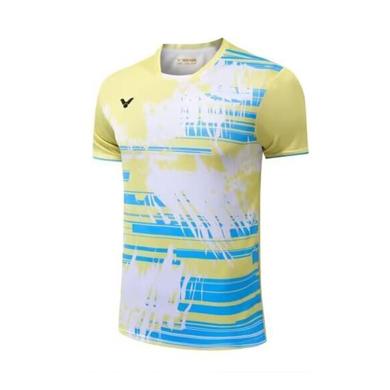 Quick-Dry Badminton Shirt Men Women Kids Short Sleeve Sport Tee Breathable Team Uniform Club Bulk Order
