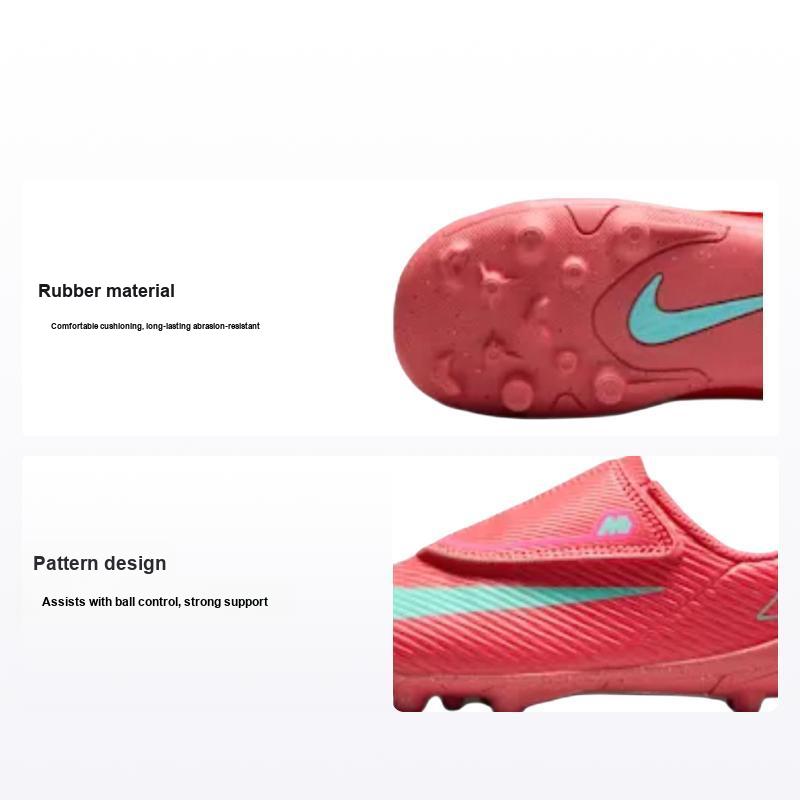 Nike Mercurial Vapor 16 Club MG PS Mad Energy Pack Kinder-Sneaker Red Ember-Glow Aurora-Green FQ8290-800 28
