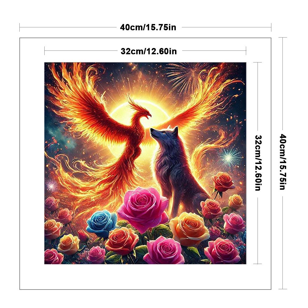 Tierdruck Kreuzstichset DIY 11CT Stickerei Handwerksset Heimdeko