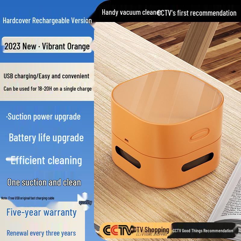 Rechargeable Desktop Vacuum Cleaner for Pencil Shavings - Large Suction, Mini Eraser for Students