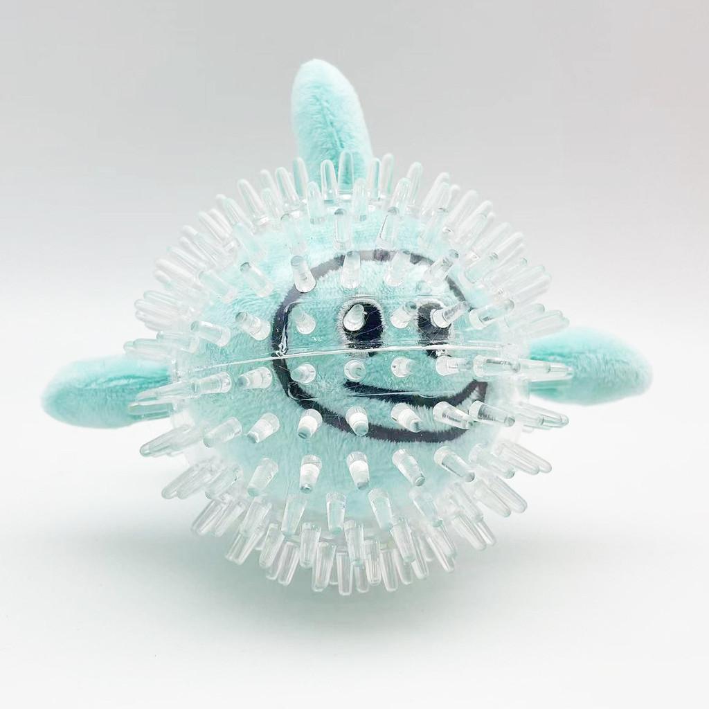 Blue Clownfish Sounding Pet Toy With Chewable Material For Dogs синий