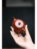 80cc Authentic Yixing Zisha Teapot, Red Jiangpo Coarse Sand, Small Capacity Kung Fu Tea Pot for One Person