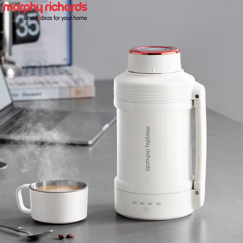 Morphyrichards Portable Vacuum Insulated Electric Kettle CN plug (adapter included)