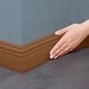 1Pc 2M Self-adhesive Foam Baseboard Wall Stickers Waistline TV Background Floor Corner Skirting Board Stickers Wall Decoration