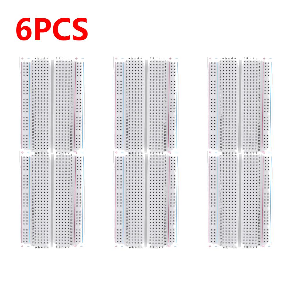 MB-102 Steckplatine 400 Punkte Lötlos PCB Bread Board Test Entwickeln Dupont-Kabel DIY Mini-Steckplatine für Bus-Test-Leiterplatte