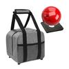 Bowling Topu Çantası Taşınabilir Tek Top Taşıma Çantası Dolgulu Top Tutucu ve File Cep ile Küçük Bowling Topu Çantası Erkekler için Hediyeler