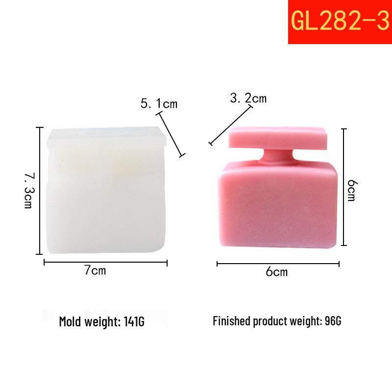 3D Silicone Mold for Perfume Bottle-Shaped Aroma Diffuser & Candle Ornament