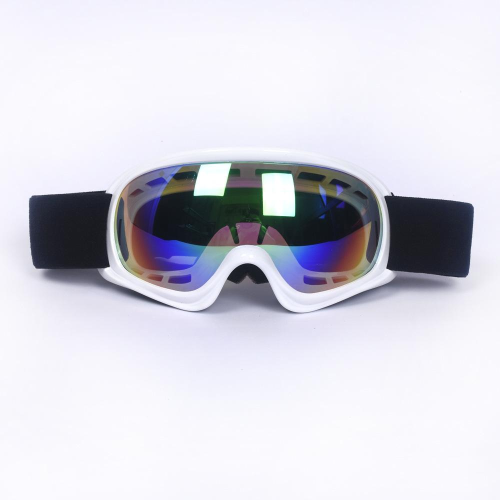 Outdoor Children's High-end Motorcycle Goggles Windproof Sand Electroplated Real Film Cycling Goggles Dust-proof Protective Glasses