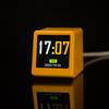 Mini Smart WIFI Weather Station Clock DIY GIF Animations Desktop Mini Clock Desktop Decoration