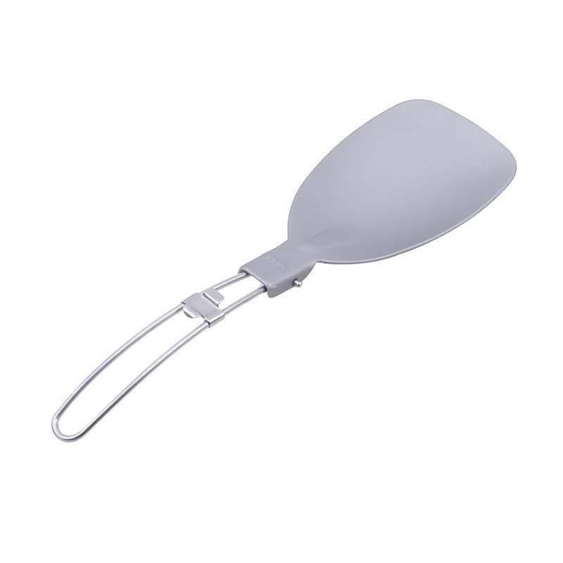 1x Outdoor Camping Portable Foldable Stainless Steel Spork Dinner Tableware// J7