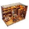 Dinosaur Research Institute Diy Hut Handmade Assembled Toys Wooden Bookstand Small House Miniature Scene Creative Gift