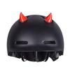2PCS Multicolor Helmet Devil Horns Motorcycle Electric Bike Car Styling Decoration Helmet Stickers Long Short Parts