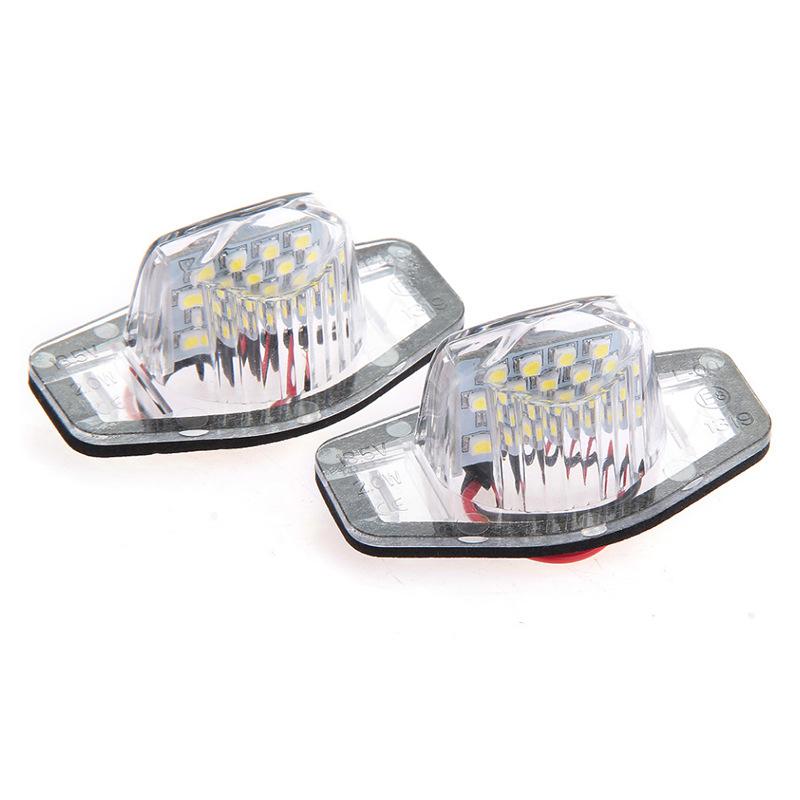 Lumină LED Placă de Înmatriculare Albă Pentru Honda Crv Fit Odyssey Jazz Hrv Frv CR-V Stream 12V SMD 18 LED Lampă Număr