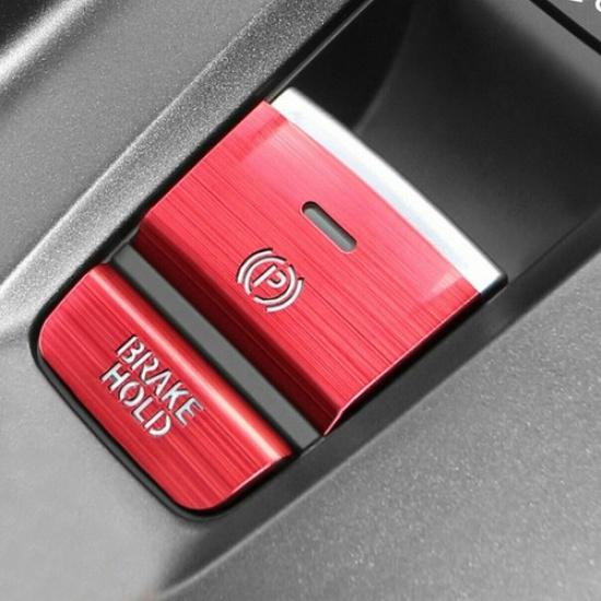 For Honda Accord 2018- Red Interior-Gear Shift Box Panel Button Cover Trim