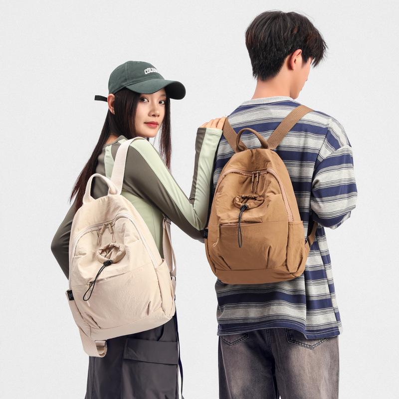 Schoolbag Casual Outdoor Backpack Women's 1011 New Computer School Bag Large Capacity Short Trip Light Travel Mountaineering Backpack