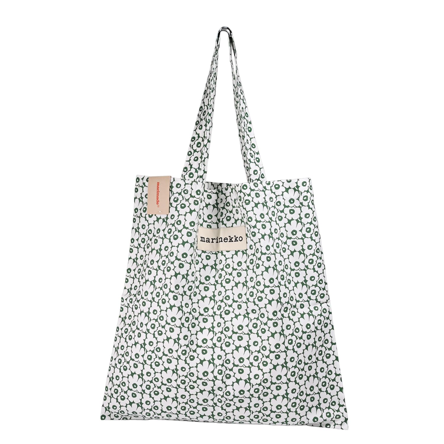 Сумка-тоут Marimekko Unikko Pikuinen Зеленая ткань Женская Скандинавский дизайн Товар 7190₽