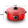 12 Zoll Multifunktionaler Elektrischer Heißtopf Antihaft-Bratpfanne Multikocher Suppe Hotpot Für Heimküche Kochzubehör