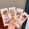 Adorable Plush Hair Clips for Girls & Babies – Butterfly Bang Clips & Duckbill Fabric Accessories