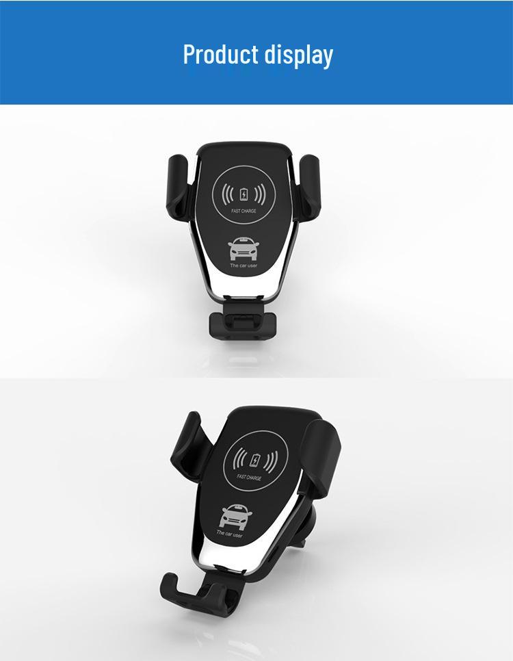 Automatic Gravity Wireless Car Charger & Phone Holder with Air Vent Mount, 10W/15W Fast Charging