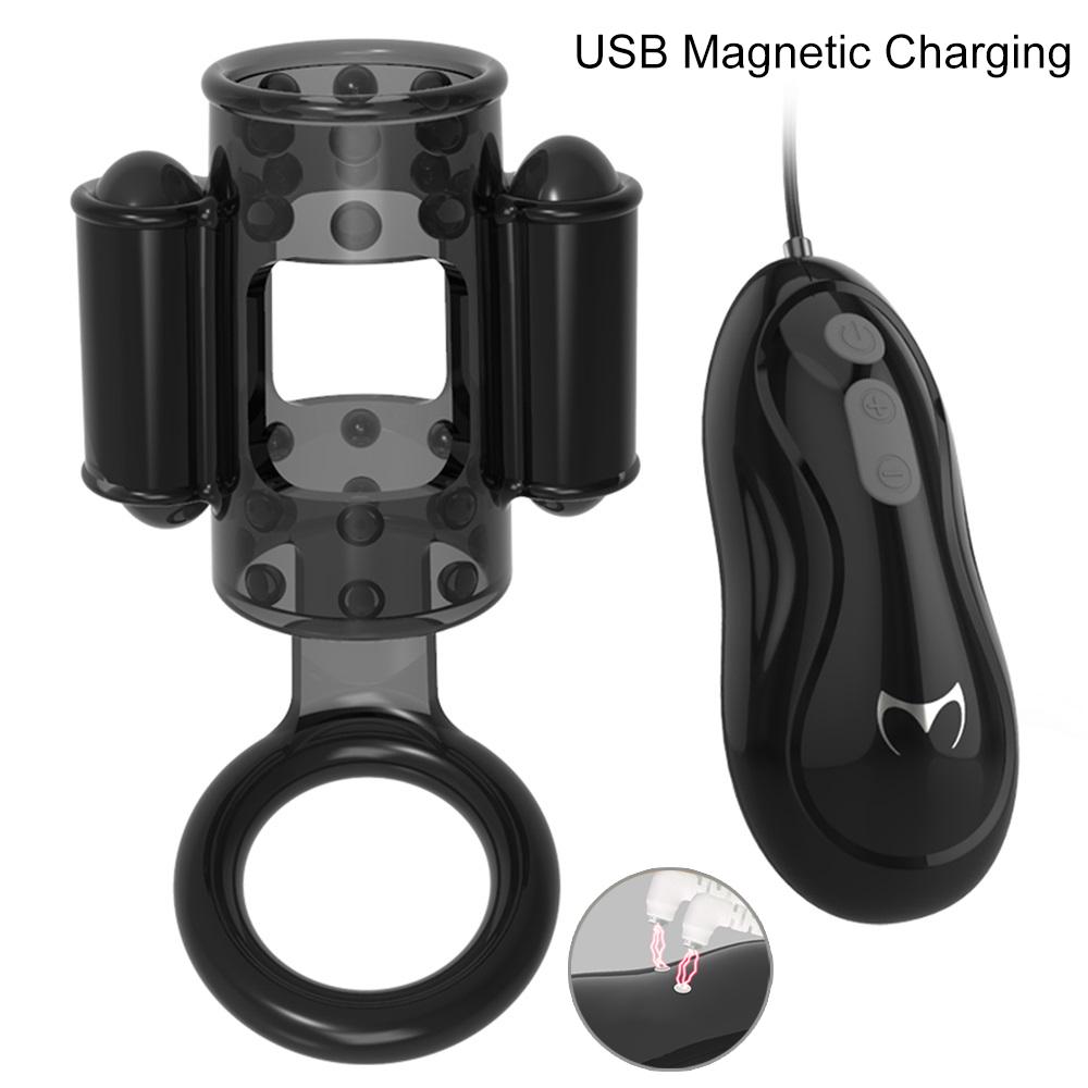 12 Speed Vibration Male Vibrators Masturbator Delay Ejaculation Powerful Glans Trainer Penis Massager Stimulator Sex Toy for Men