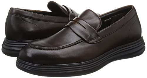 B CB7024G Men's Oxford Flats, Brown, Size 25.5 cm, 3E