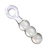 VaHppy Anal Masturbation 3/4/5 Glass Beads 5CM Gay's Sex Toys SM BDSM Anal Plug Unisex Large Long Style