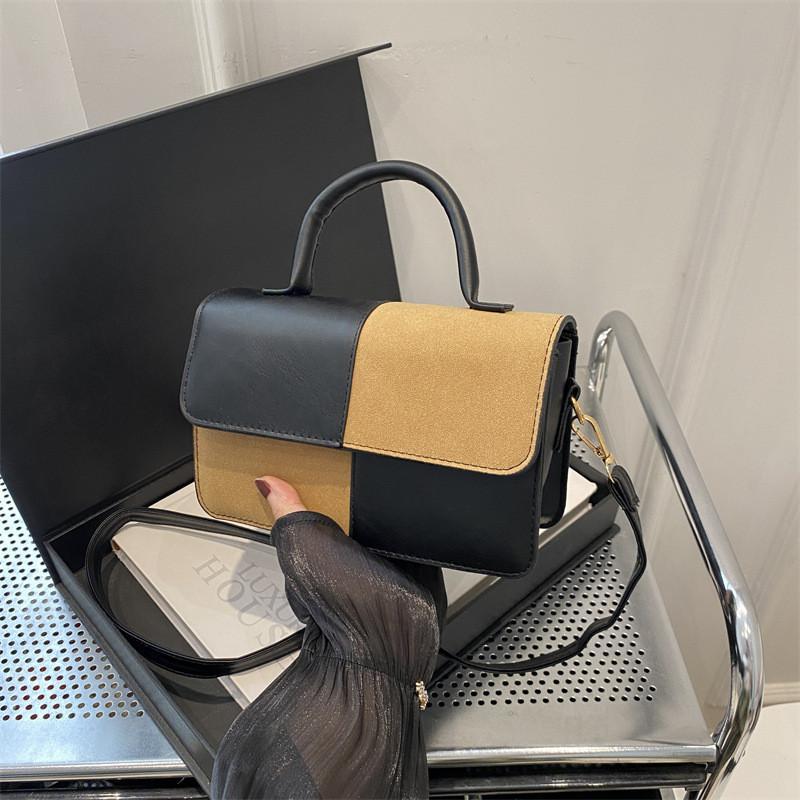 Stylish Color-block Pu Shoulder Crossbody Bag For Women Perfect For Casual Commuting