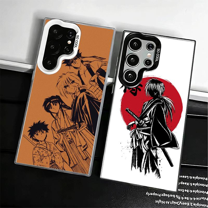Rurouni Kenshin Anime Soft Phone Case for Samsung Galaxy S24 S25 FE S26 Edge S23 Ultra S22 Plus S21 + Shockproof Cover Back Shel