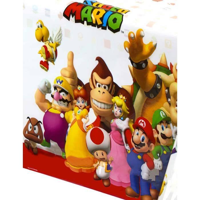 Nappe plastique Super Mario 120 x 180 cm