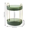 360° Rotatable Desktop Cosmetic Rack Bathroom Shelf Large-capacity Perfume Aromatherapy Skin Care Product Storage Rack Organizer