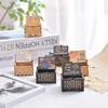 Antique Carved Music Box Color Printing Style You Are My Sunshine Wooden Music Box Retro Carving Hand Cranked Music Box