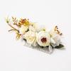 Bohemia Brides Wedding Flower Hair Comb Hairpin Bridesmaid Headdress Hair Combs Hair Accessories For Women Girls Floral Hairpins