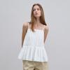 NOEUD Swing Pleats Top (Ivory)