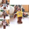 Plush Monkey Keychain With Soft Cotton Filling For Kids And Collectors
