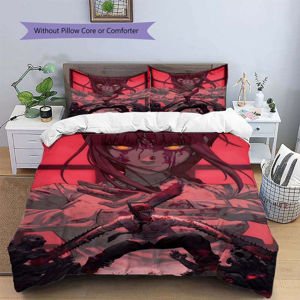 Set Copripiumino Trapuntato con Fantasia Cartone Animato Federa Decorazione per la Casa Regalo di Compleanno (1 * copripiumino + 2 * federa, senza nucleo)