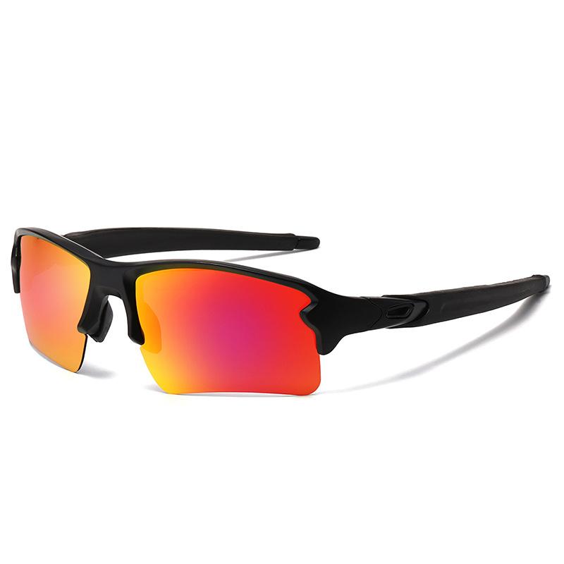 Polarisierte Fahrradbrille Outdoor Sport Sonnenbrille für Radfahren Herren und Damen MTB Photochrome Brille Rennrad Schutzbrille UV400 Gläser black