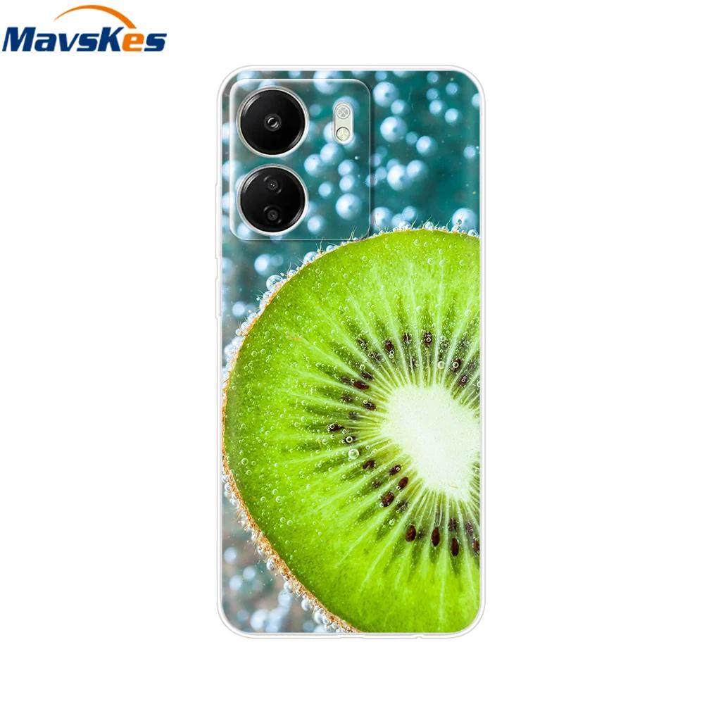 For Xiaomi Poco C65 Cases For Xiaomi Poco C65 Fashion Clear Soft Silicone Phone Cases TPU Fundas for PocoC65 c 65 Coque Bumper