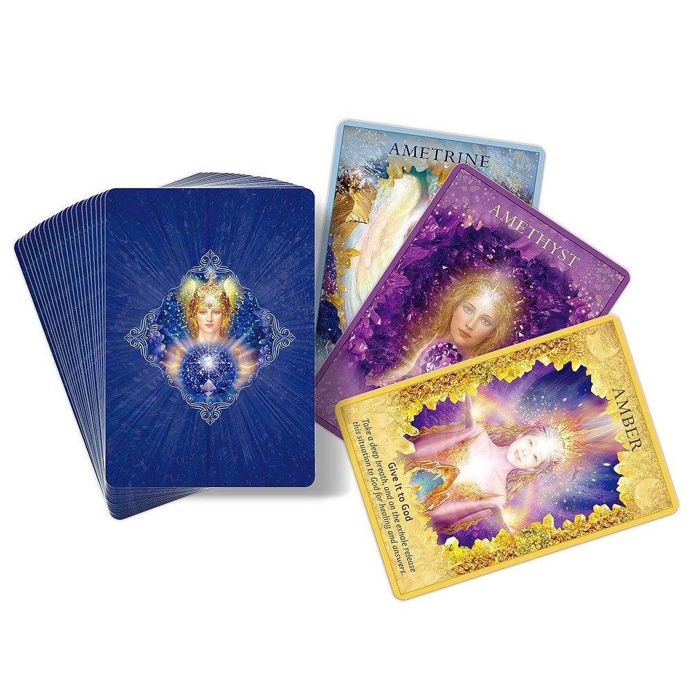 I.I.J Oracle Cards Crystal Angel Oracle Cards Japanese Edition Affirmation Fortune Telling with Japanese Instructions