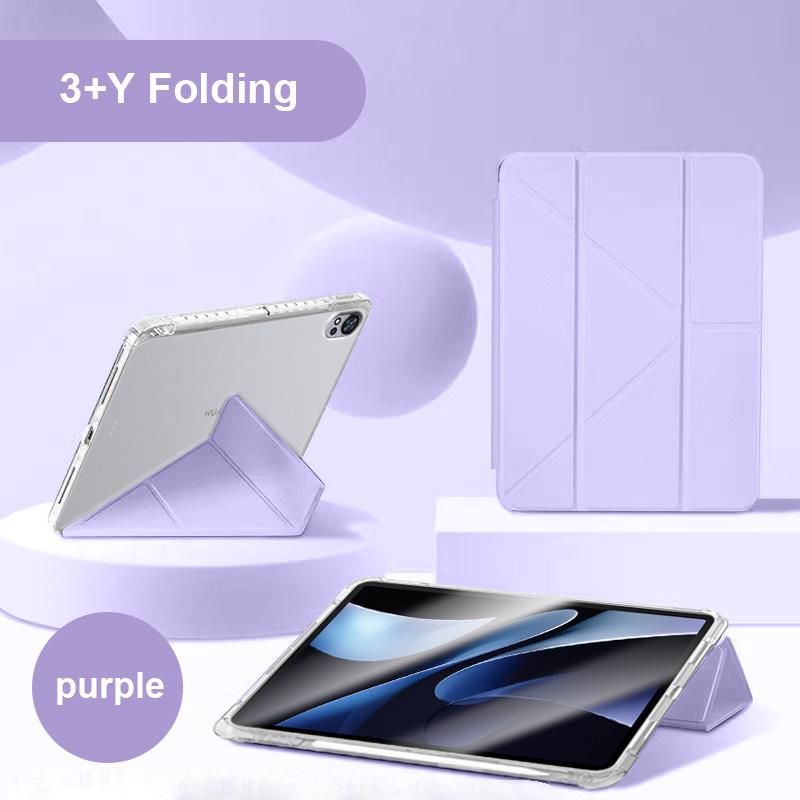 For Samsung Galaxy Tab S11 Ultra 14.6 " Case Smart Fold Acrylic Clear Stand Cover for Tab S11 11 " Funda with Pencil Holder