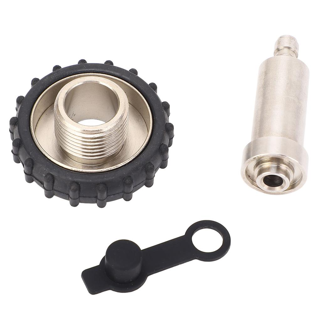 Conector tată DIN la 8mm pentru reîncărcare butelie de gaz, Adaptor rezervor scuba pentru regulator de scufundări, Mare la