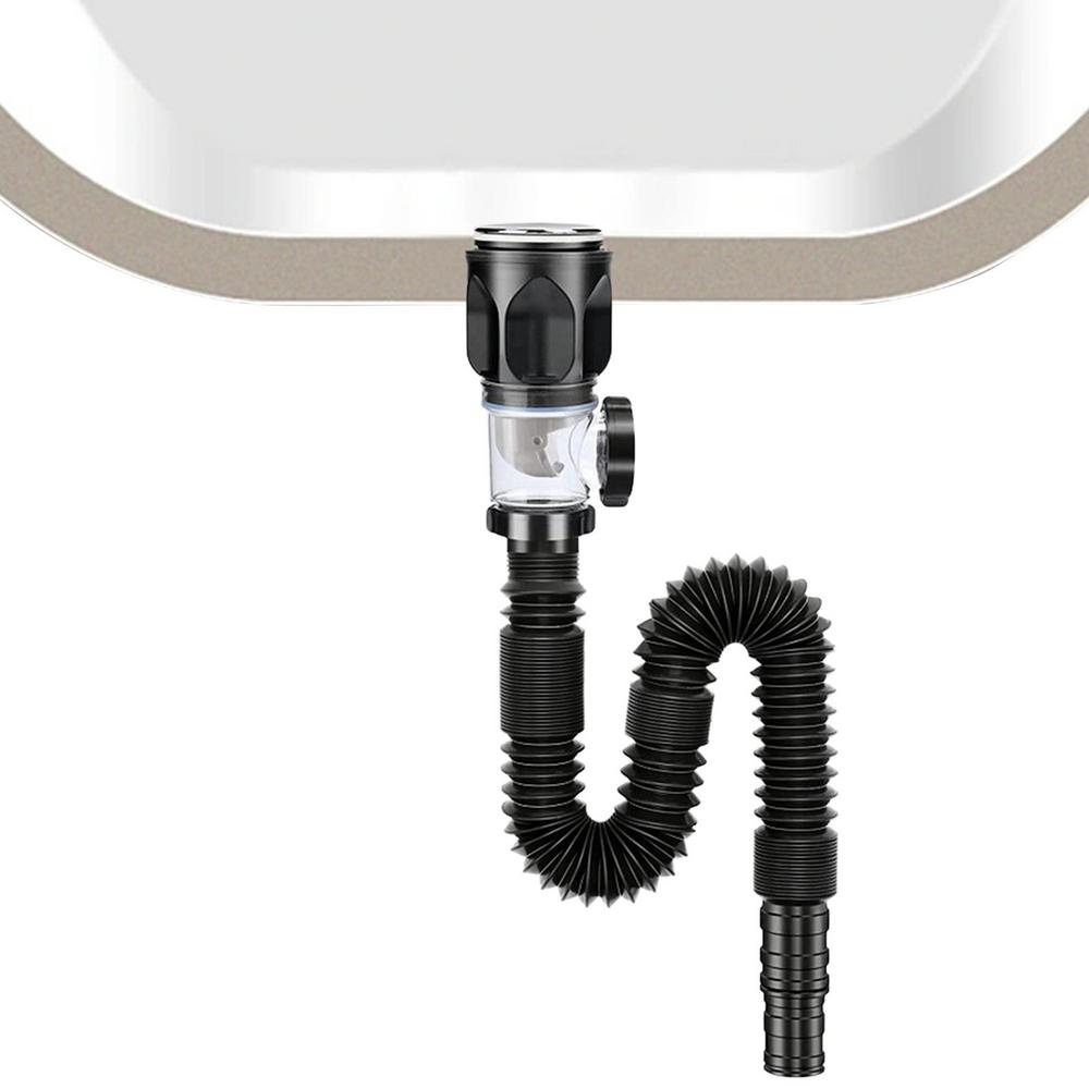 Univerzální flexibilní sada dřezové odpadní trubky Zatahovací deodorantní odtoková trubka Umyvadlová instalace Pro koupelnové kuchyňské doplňky