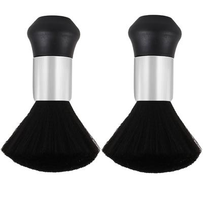 Large Barber Neck Duster Brush, Soft Nylon Bristles for Face & Neck Cleaning, Professional Hair Cutting Accessory