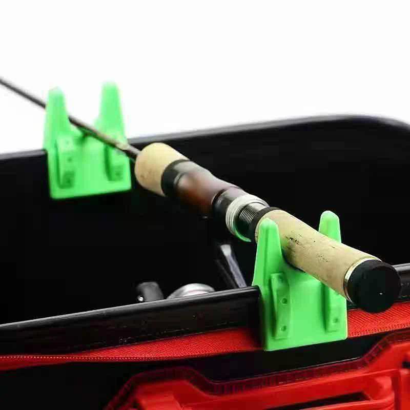 2 Sets Bucket Rod Holder Fishing Safe Bucket Portable Fishing Rod Racks For Fishing Enthusiast And Beginners