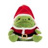 Jellycat Christmas Rain Frog Creative Doll Plush Doll 15cm Tall